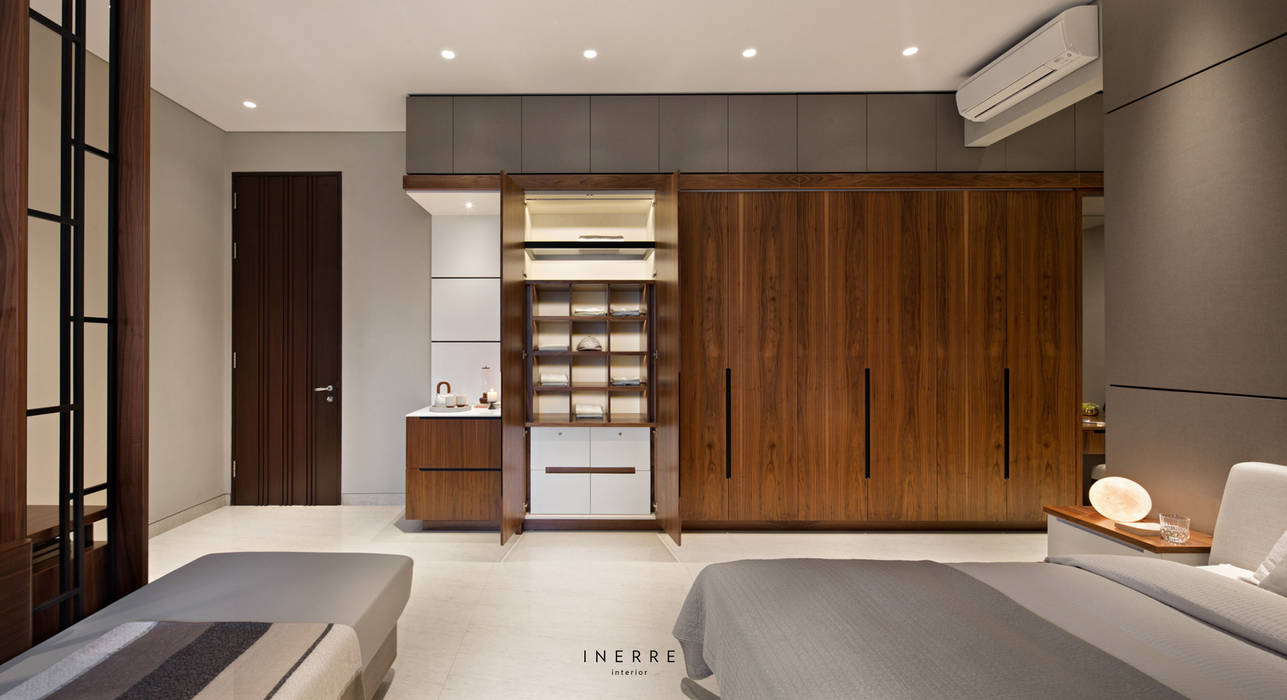 Master Bedroom - wardrobe INERRE Interior Modern Bedroom Wardrobes & closets