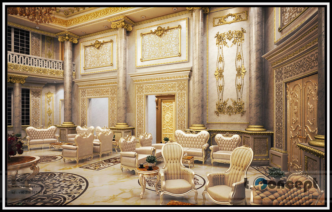 Palace, T Concept | Mavi Nokta Mimarlık T Concept | Mavi Nokta Mimarlık Living room Accessories & decoration
