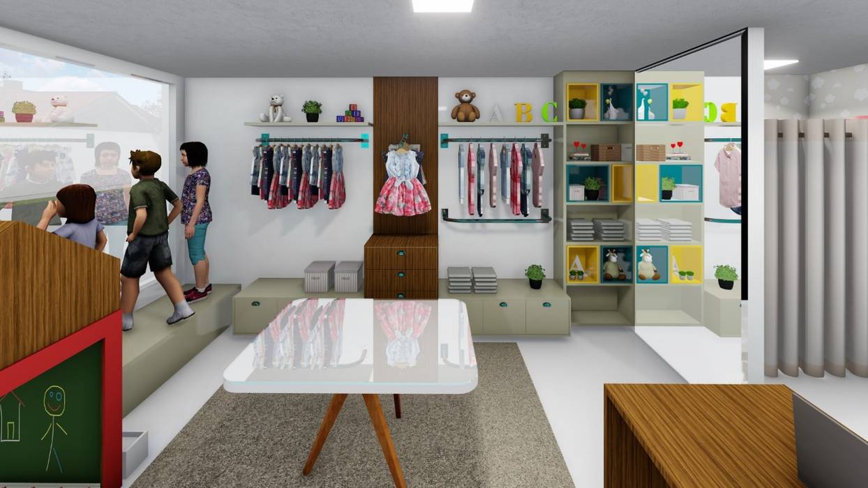 Projeto de Interior, Studio 3D+ Studio 3D+ Espacios comerciales Espacios comerciales