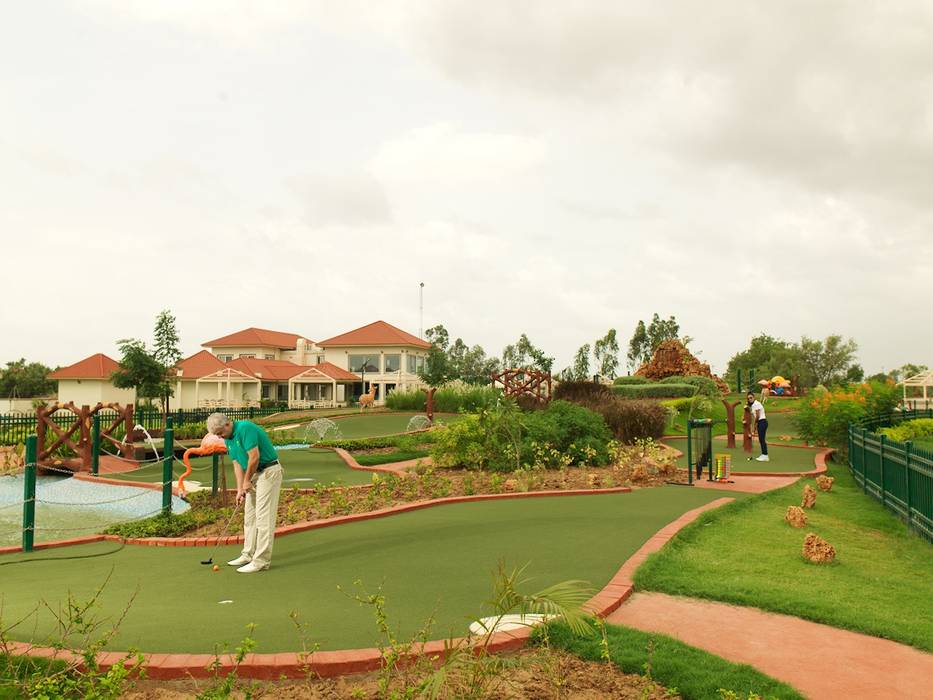 MINIATURE GOLF COURSE Hardik Soni Architects Commercial spaces Hotels