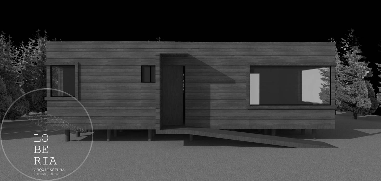 Diseño de Casa 63 por Lobería Arquitectura, Loberia Arquitectura Loberia Arquitectura Casas unifamiliares
