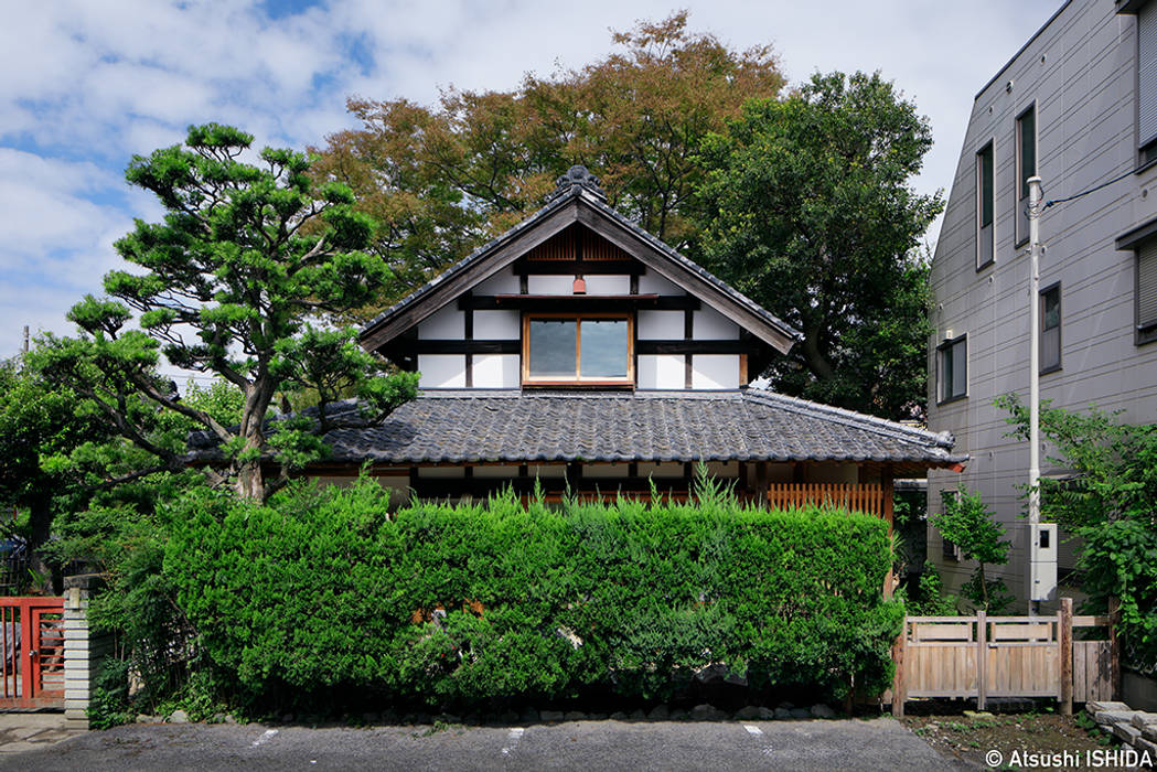 正面外観 西本建築事務所 一級建築士事務所 木造住宅 木 木目調 木造,リノベーション,古民家,増改築,文化財,住宅,木造住宅,古民家再生