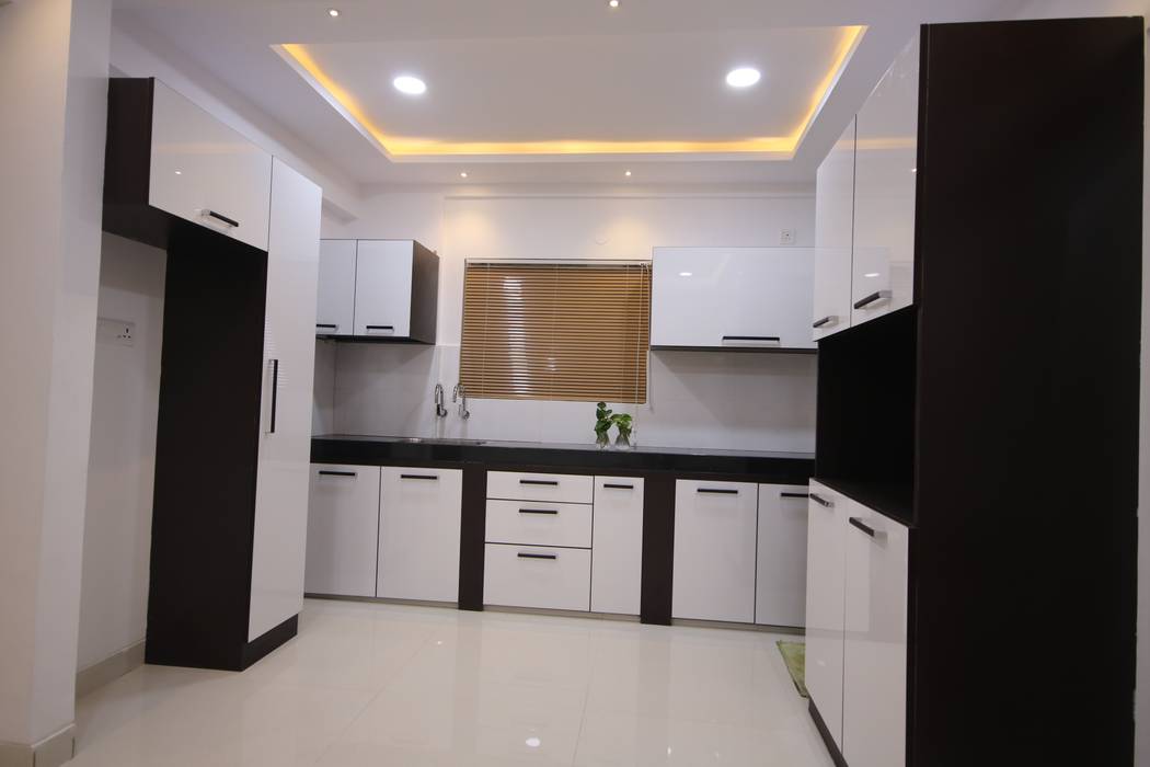 Enrich interiors & decors muebles de cocinas contrachapado blanco | homify