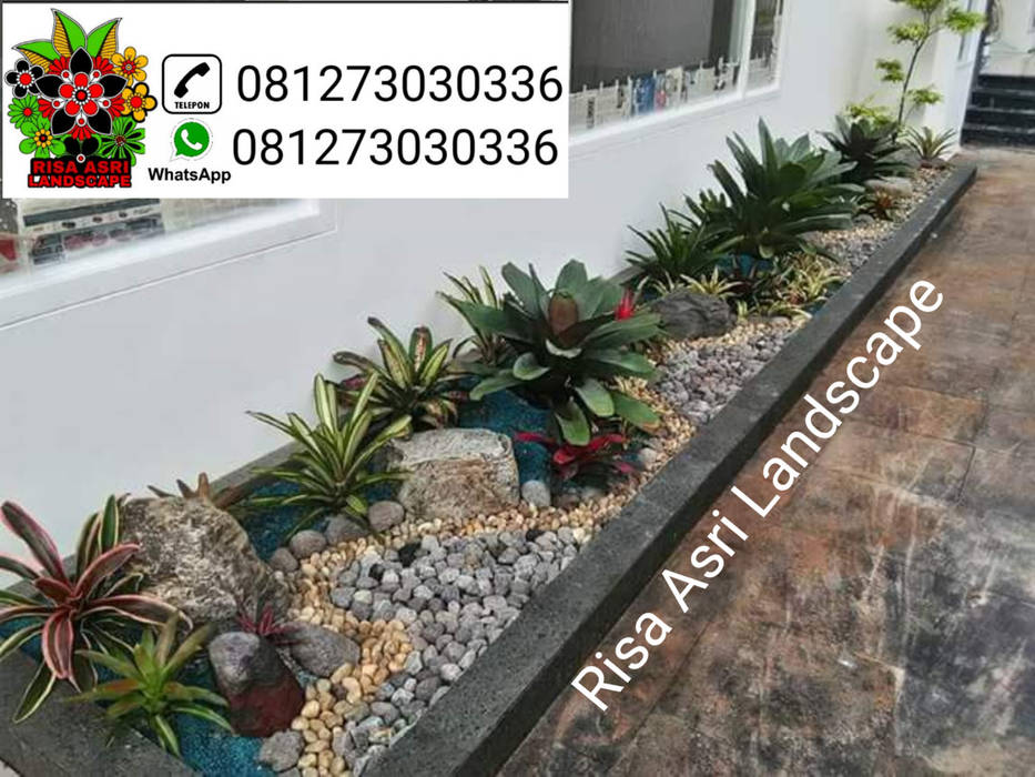 Tukang taman di surabaya, Risa Asri Landscape Risa Asri Landscape Commercial spaces Commercial Spaces