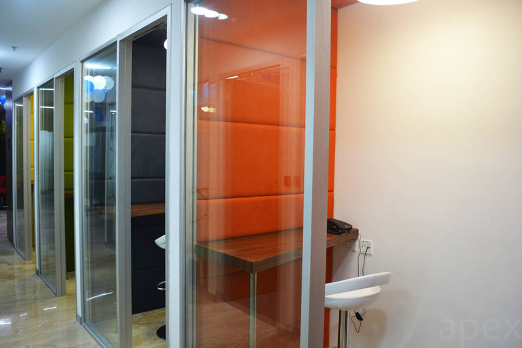 Telephone booth Apex Project Solutions Pvt. Ltd. Commercial spaces Glass Commercial Spaces