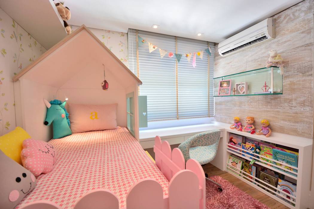 Dormitório De Menina Lúdico Bg Arquitetura Projetos Comerciais Homify