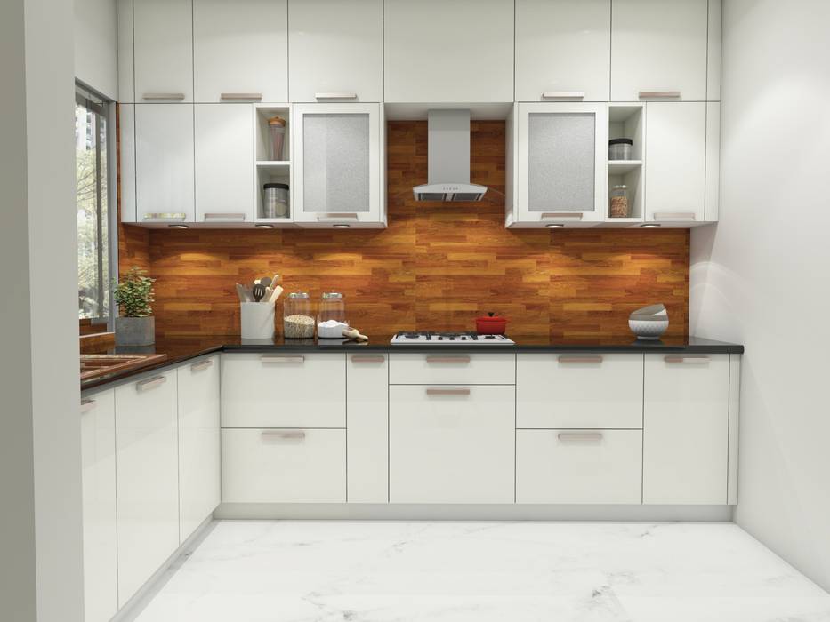 Kitchen Designs, Paimaish Paimaish مطبخ ذو قطع مدمجة MDF