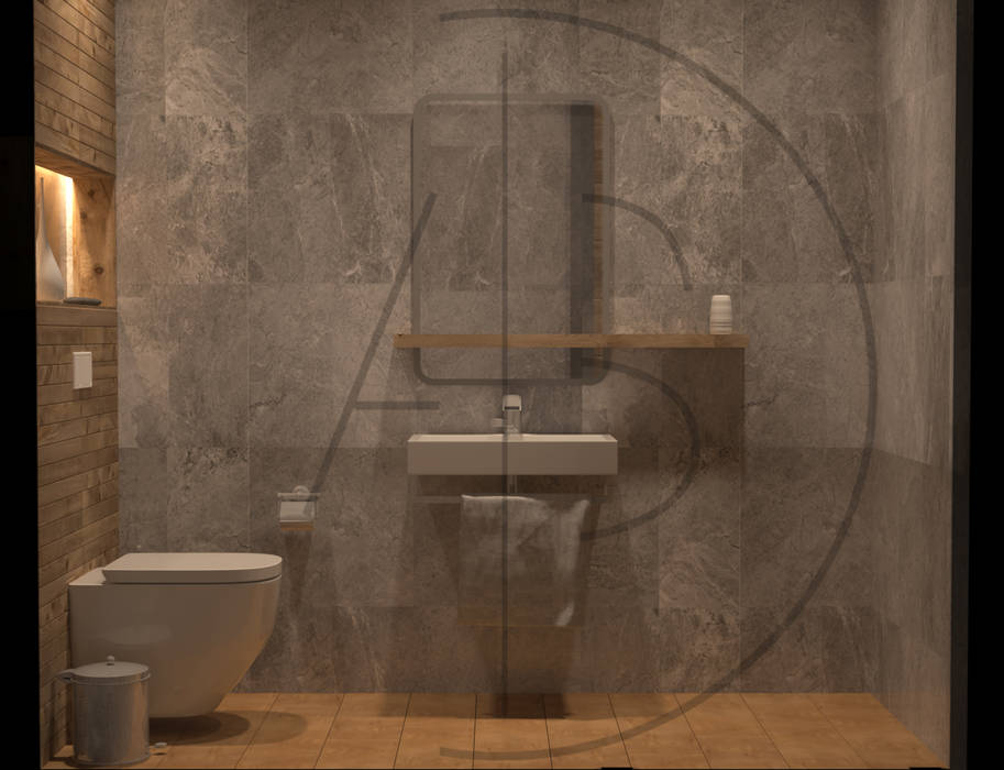 حمام ضيوف بالاسكندرية ahmed sami designs حمام ضيوف,تصميم داخلي,interior design,guest bathroom,bathroom