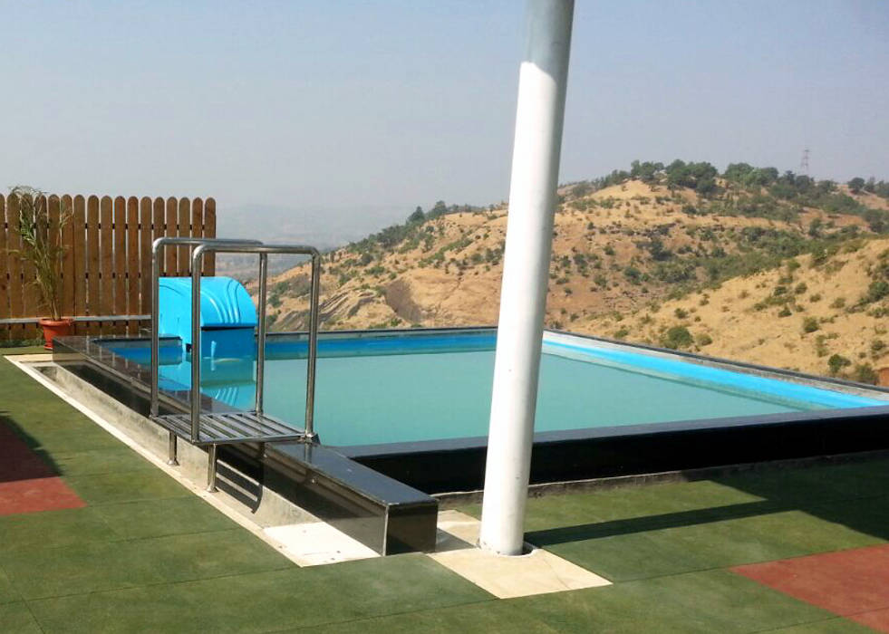 Roof top swimming pools, arrdevpools arrdevpools Plat dak