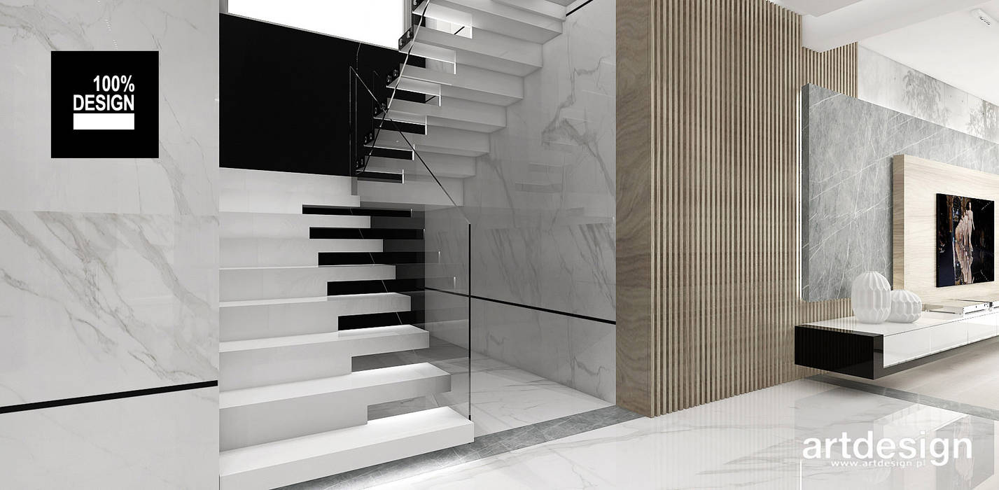 PERFECT MATCH | I | Wnętrza domu, ARTDESIGN architektura wnętrz ARTDESIGN architektura wnętrz Stairs