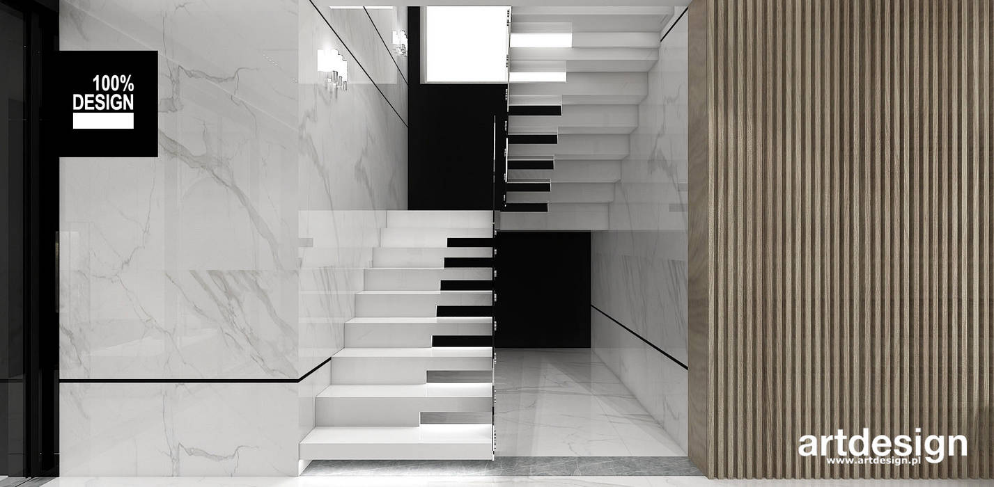 PERFECT MATCH | I | Wnętrza domu, ARTDESIGN architektura wnętrz ARTDESIGN architektura wnętrz Stairs