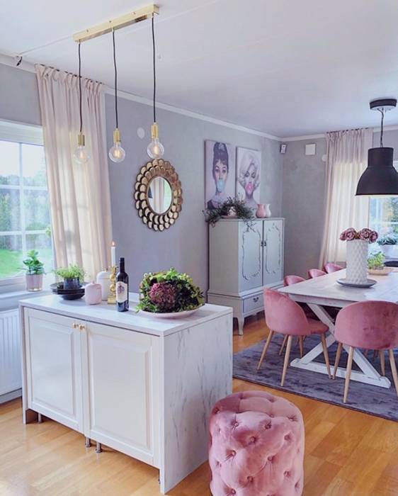 A casa Rosa, AL Interiores AL Interiores مطبخ ذو قطع مدمجة خشب معالج Transparent