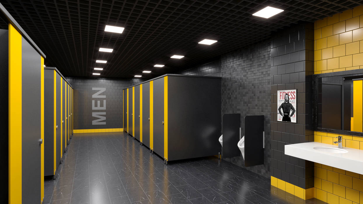 Fitness Salonu, Dündar Design - Mimari Görselleştirme Dündar Design - Mimari Görselleştirme Modern gym