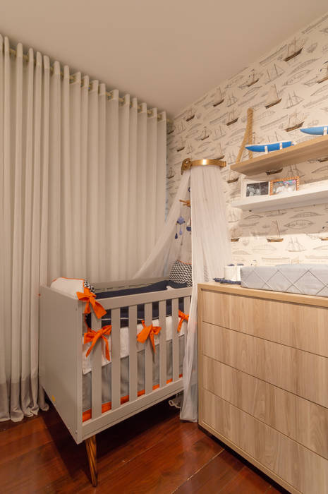 Quarto de bebês gêmeos, Coletânea Arquitetos Coletânea Arquitetos Baby room