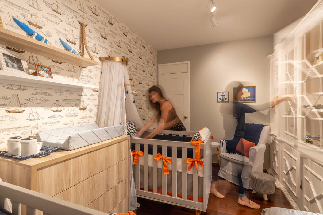 Quarto de bebês gêmeos, Coletânea Arquitetos Coletânea Arquitetos Baby room