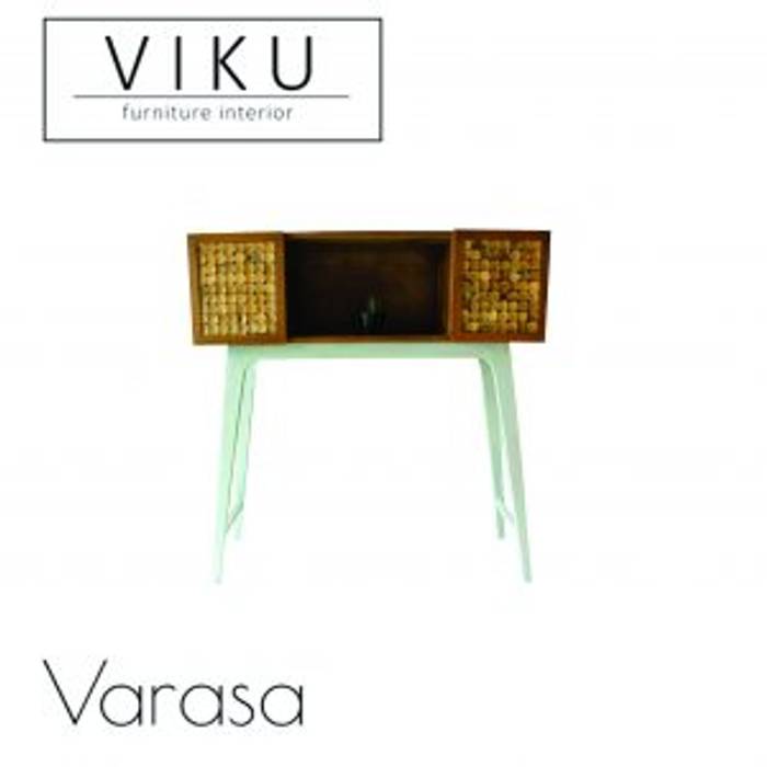 Meja console, viku viku Patios & Decks Wood Wood effect Accessories & decoration