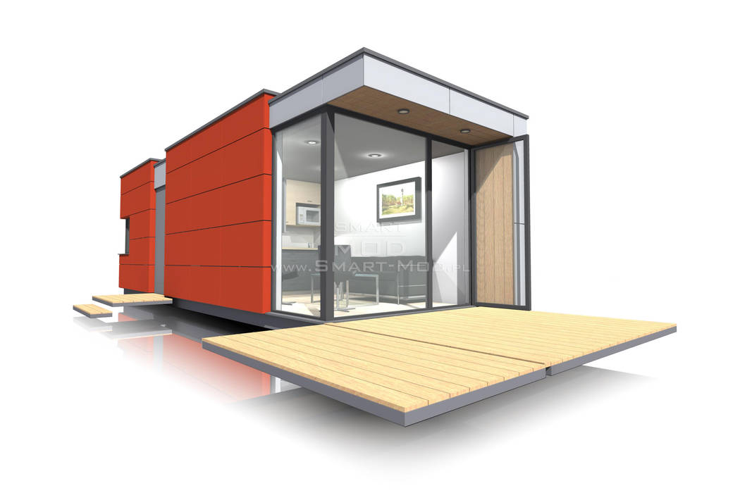 Dom z dostawą na działkę, Smart Mod Domy modułowe Smart Mod Domy modułowe Nowoczesne domy