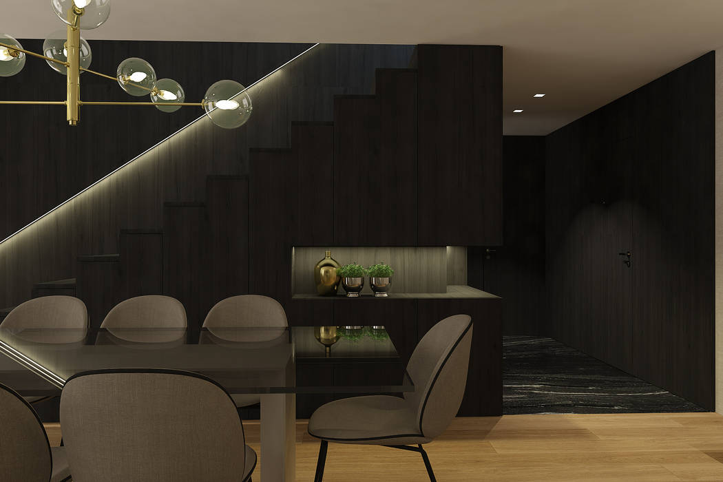 SS Duplex Apartment, 411 - Design e Arquitectura de Interiores 411 - Design e Arquitectura de Interiores Їдальня