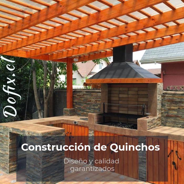 Quinchos en Santiago, dofix dofix Commercial spaces Wood Wood effect Event venues