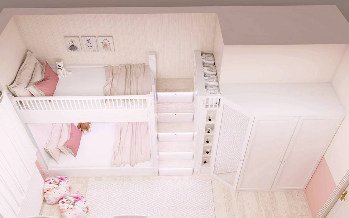 Çocuk Odası Tasarımları, AlevRacu AlevRacu غرفة نوم بنات خشب Wood effect