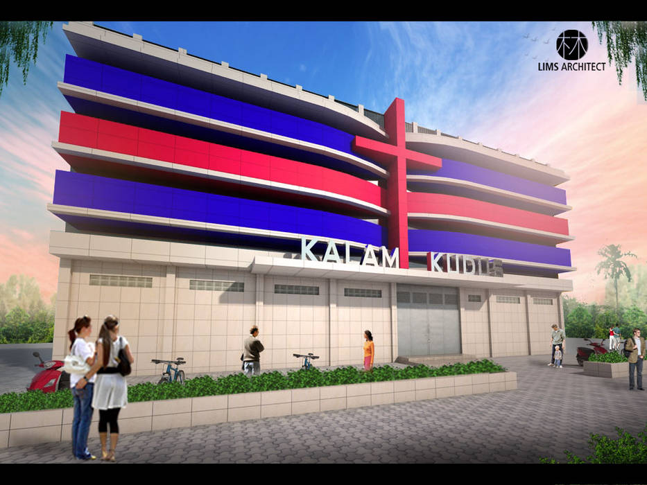 Kalam Kudus School Siantar city, Lims Architect Lims Architect Espacios comerciales Escuelas