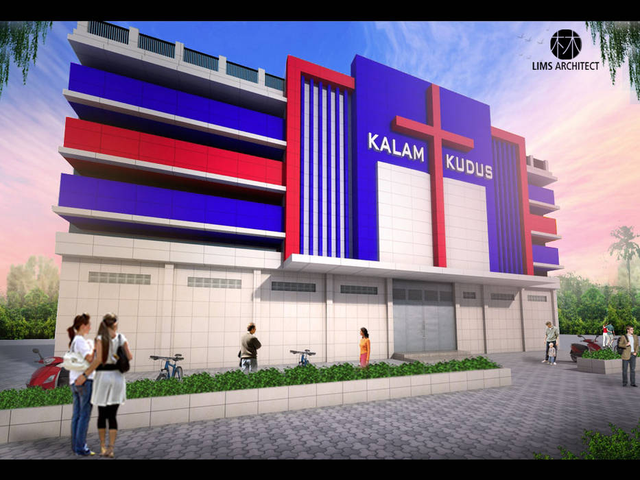 Kalam Kudus School Siantar city, Lims Architect Lims Architect مساحات تجارية مدارس