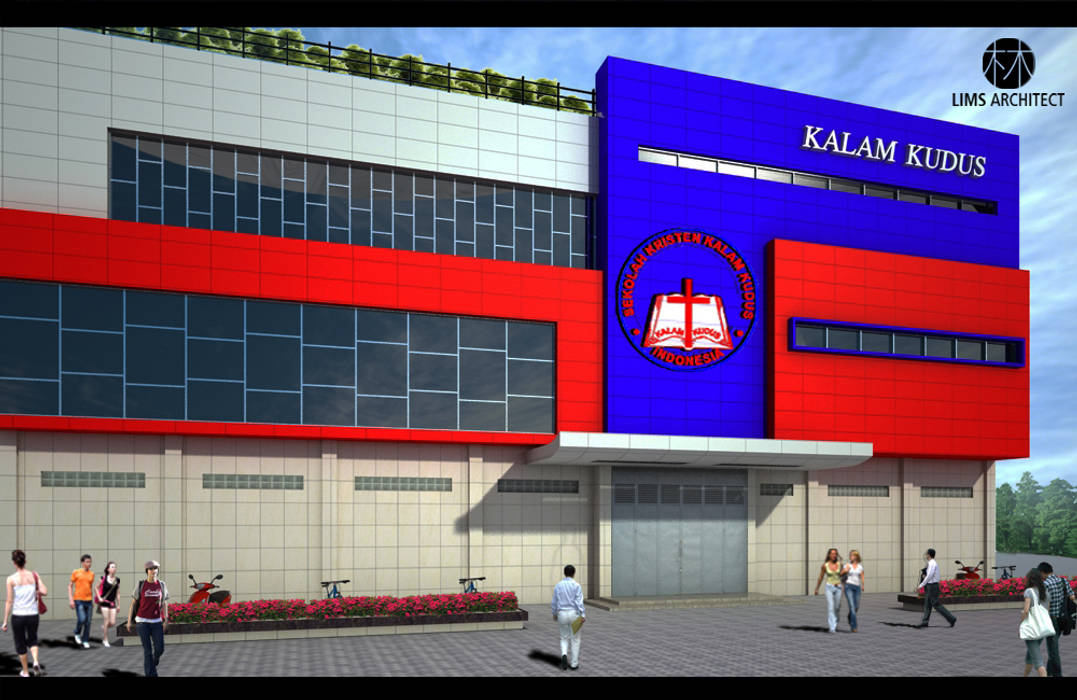 Kalam Kudus School Siantar city, Lims Architect Lims Architect Commercial spaces Schools