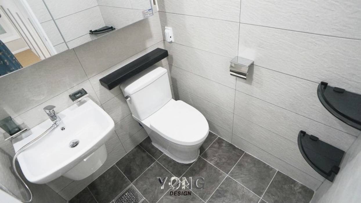 안양시 평촌동 향촌마을 현대아파트 (32평), YONG DESIGN YONG DESIGN Minimalist bathroom