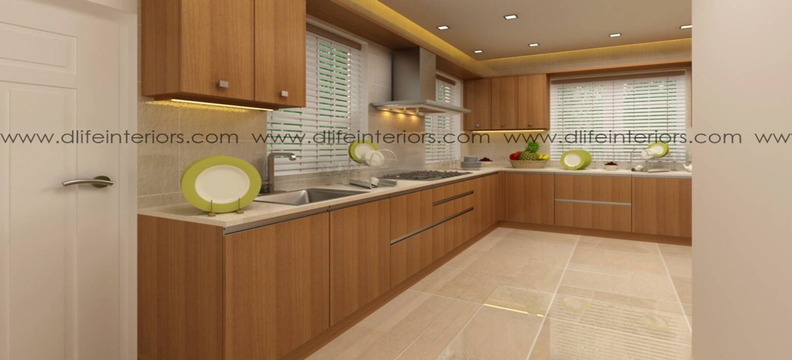 Amber L Shape Kitchen By Dlife Home Interiors Homify
