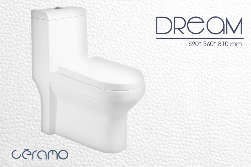 WC Dream Kavana Revestimientos Baños de estilo moderno Cerámica WC,pcoeta,excusado,dream,single,flush,tanque,alto,Sanitarios