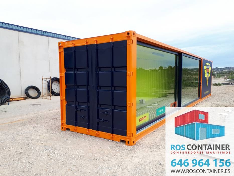 contenedores marítimos para eventos, Ros container Ros container Commercial spaces Iron/Steel Office buildings