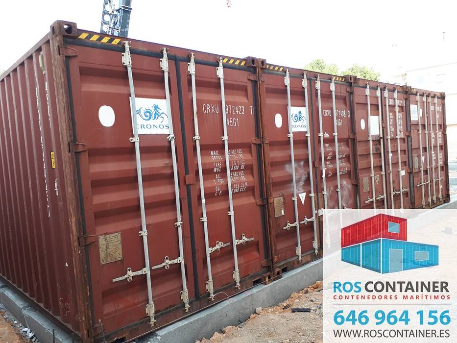 Contenedores marítimos para la construcción de un Restaurante, Ros container Ros container Espacios comerciales Hierro/Acero Bares y Clubs