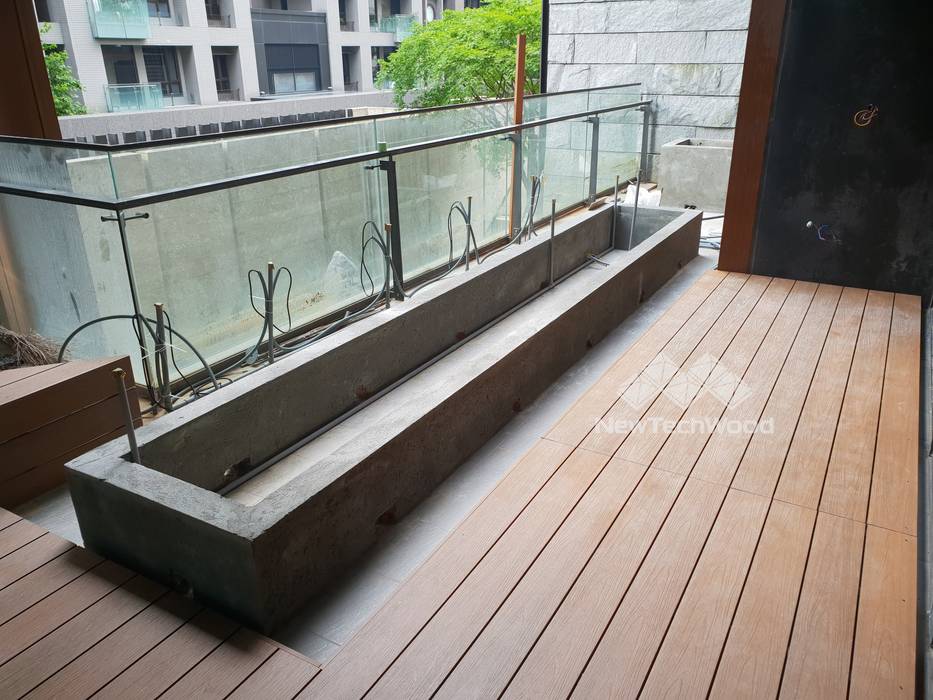 文山區─景觀露臺, 新綠境實業有限公司 新綠境實業有限公司 Patios Wood-Plastic Composite