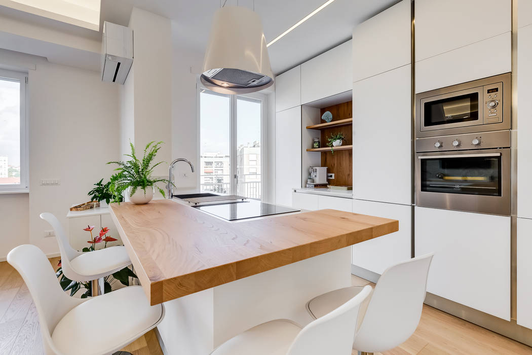 Don Bosco Minimal Design - Eleganza e Semplicità per una Casa Moderna, EF_Archidesign EF_Archidesign Cucina moderna