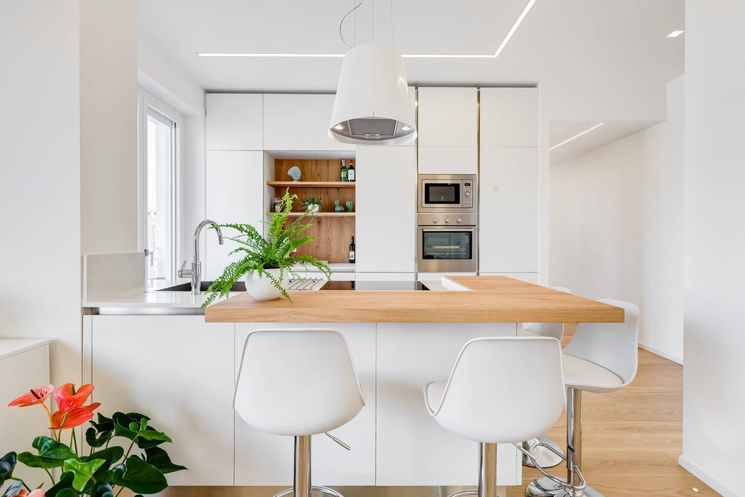 Don Bosco Minimal Design - Eleganza e Semplicità per una Casa Moderna, EF_Archidesign EF_Archidesign Minimalistische keukens