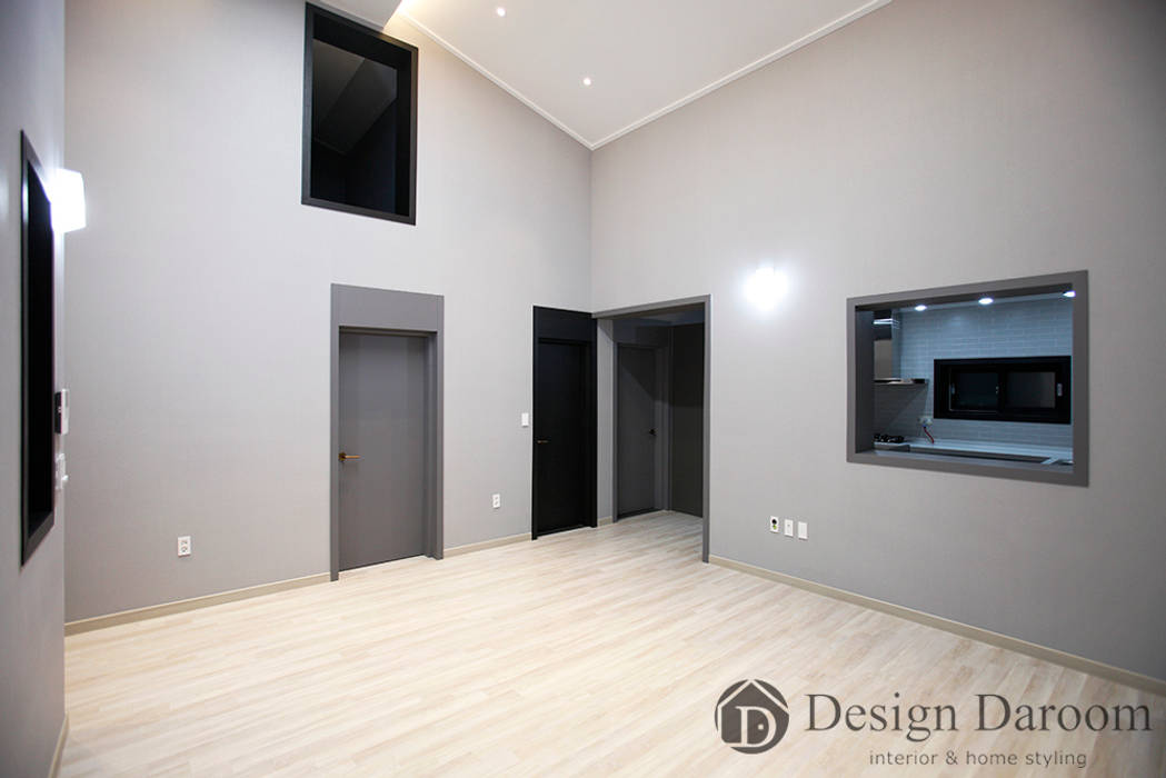 용인 전원주택 B동 30py, Design Daroom 디자인다룸 Design Daroom 디자인다룸 Modern living room