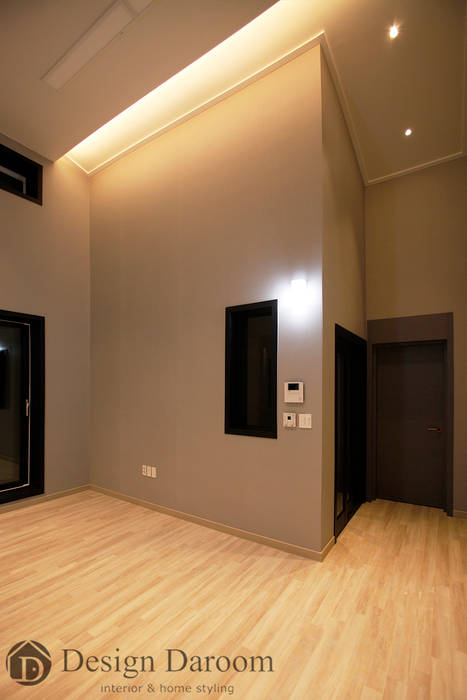 용인 전원주택 B동 30py, Design Daroom 디자인다룸 Design Daroom 디자인다룸 Modern Oturma Odası