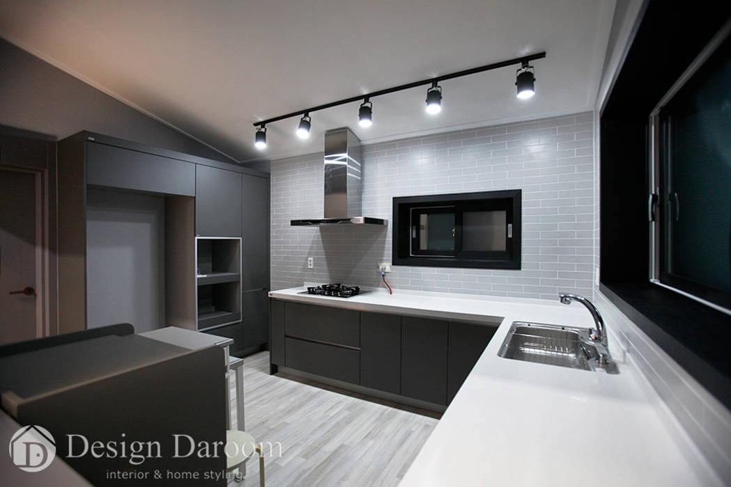 용인 전원주택 B동 30py, Design Daroom 디자인다룸 Design Daroom 디자인다룸 Kitchen