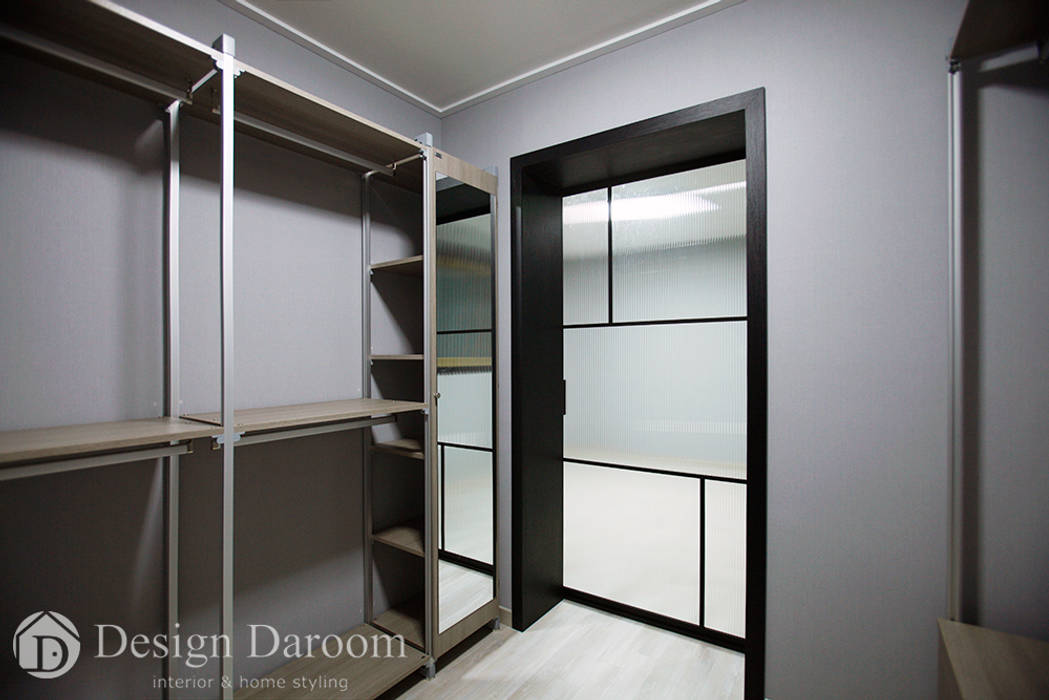 용인 전원주택 B동 30py, Design Daroom 디자인다룸 Design Daroom 디자인다룸 Closets de estilo moderno