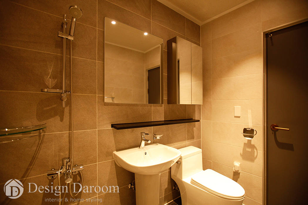 용인 전원주택 B동 30py, Design Daroom 디자인다룸 Design Daroom 디자인다룸 Modern style bathrooms
