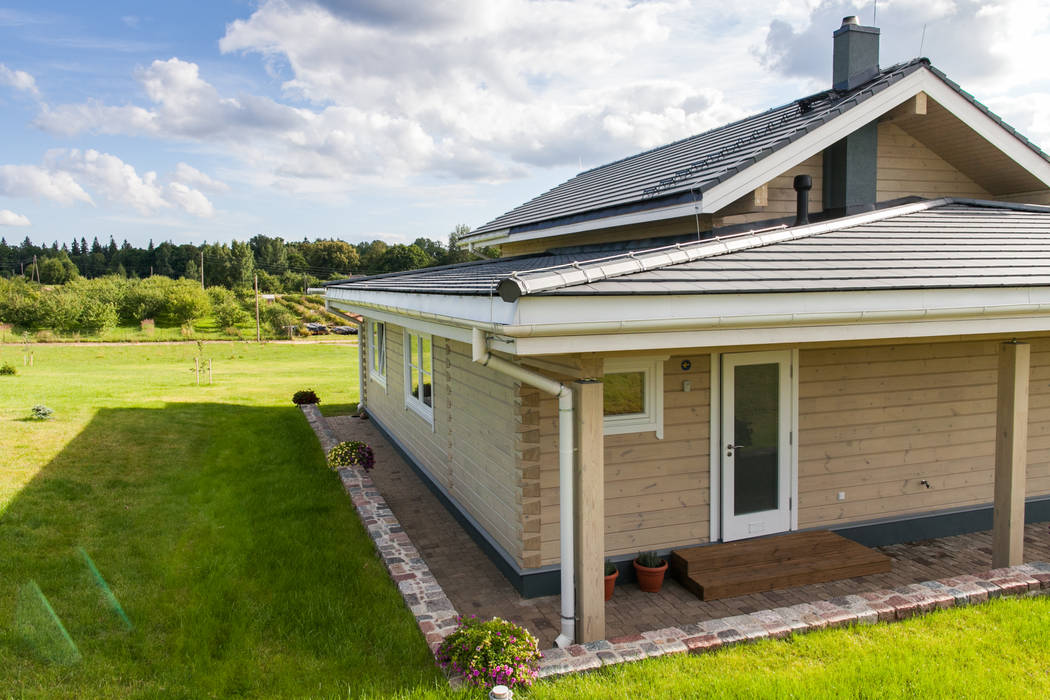 Fertighaus aus Holz mit einzigartigem Raumgefühl, THULE Blockhaus GmbH - Ihr Fertigbausatz für ein Holzhaus THULE Blockhaus GmbH - Ihr Fertigbausatz für ein Holzhaus Chata z okrąglaków