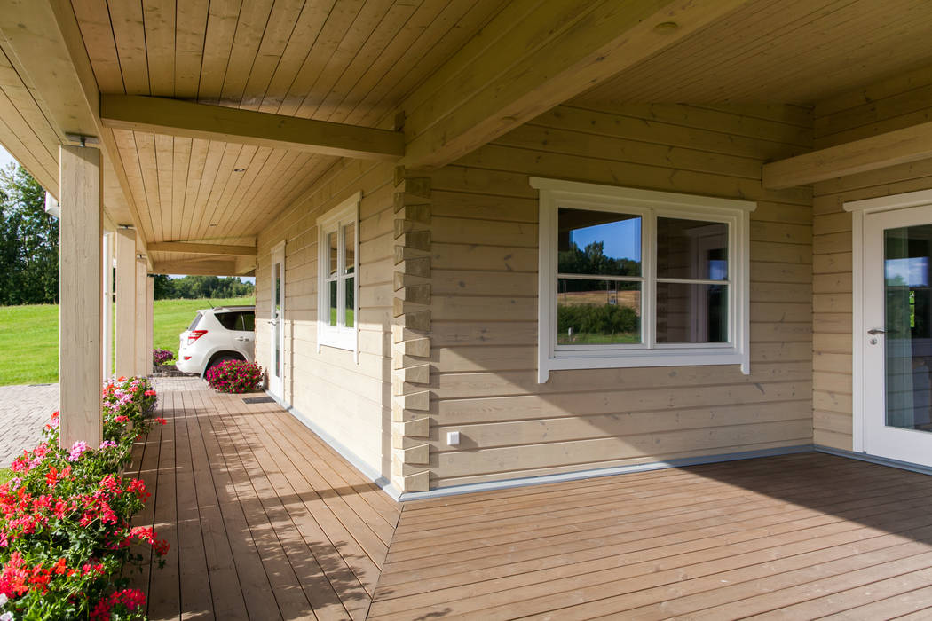 Fertighaus aus Holz mit einzigartigem Raumgefühl, THULE Blockhaus GmbH - Ihr Fertigbausatz für ein Holzhaus THULE Blockhaus GmbH - Ihr Fertigbausatz für ein Holzhaus Log cabin