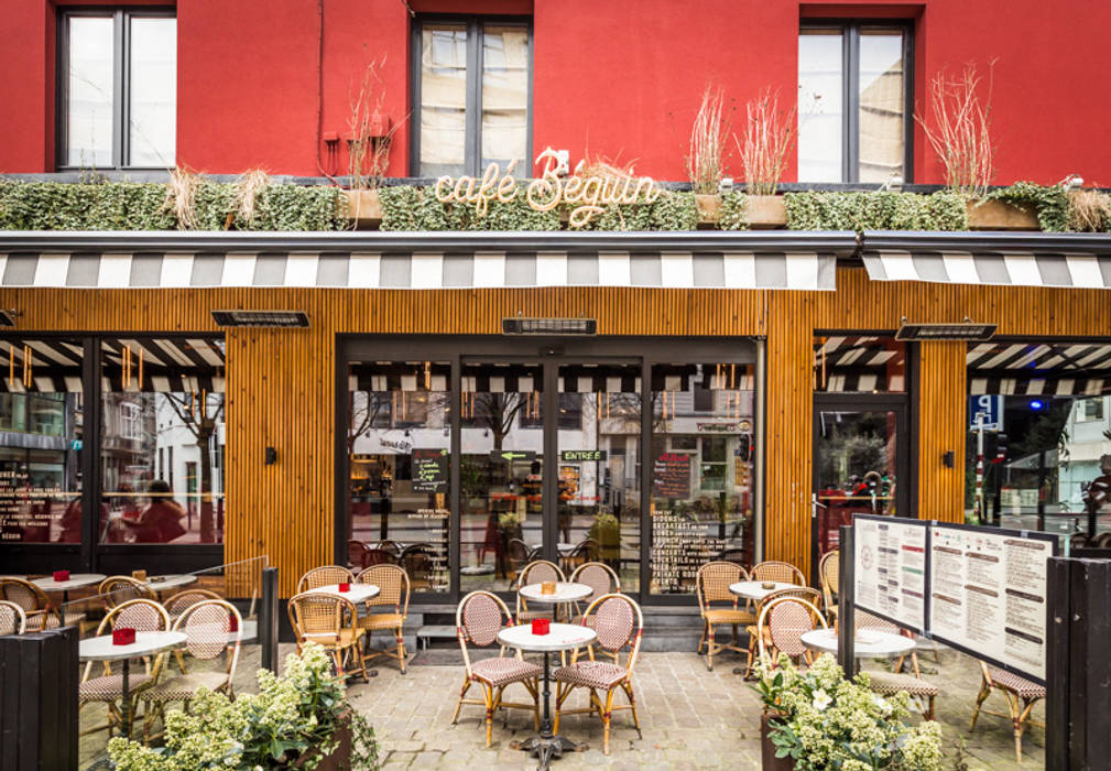 Rénovation complète d'un Café - Restaurant, Créateurs d'Interieur Créateurs d'Interieur Espaces commerciaux Restaurants