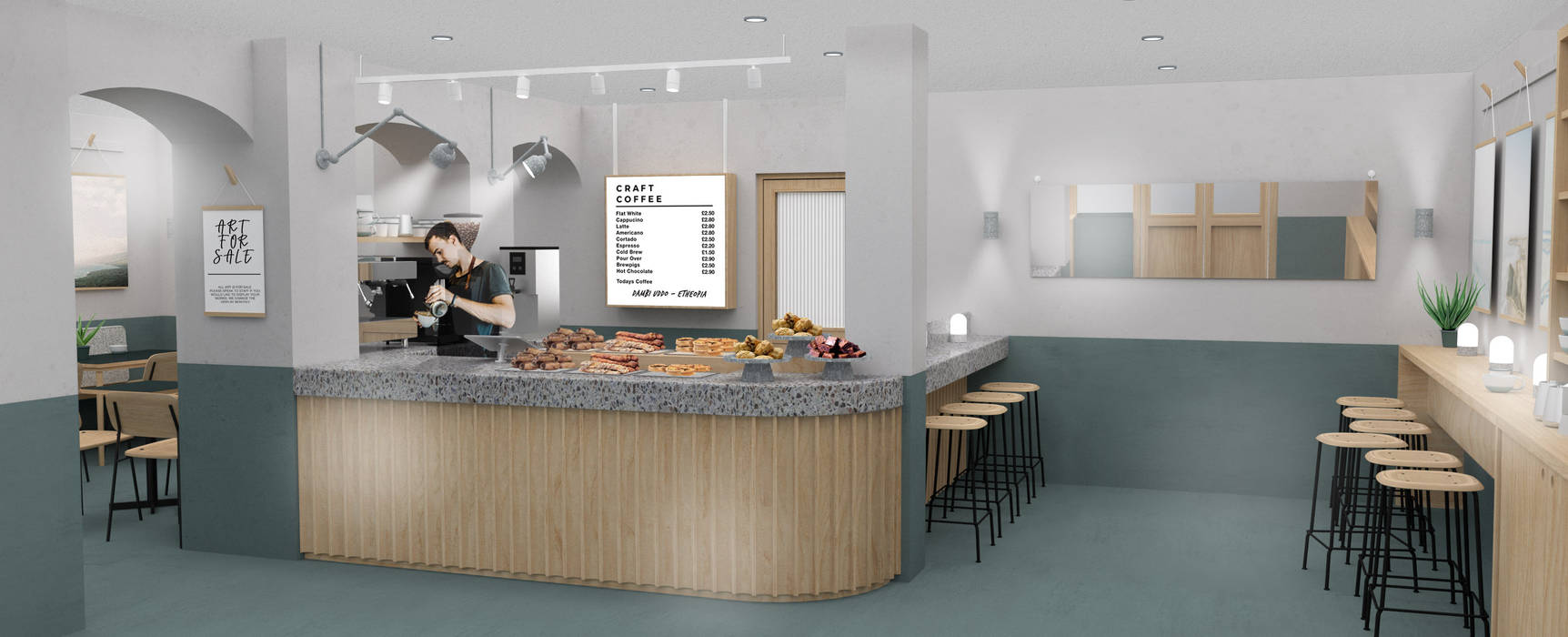 Craft Coffee - Counter Lunar Lunar Commercial spaces Gastronomy