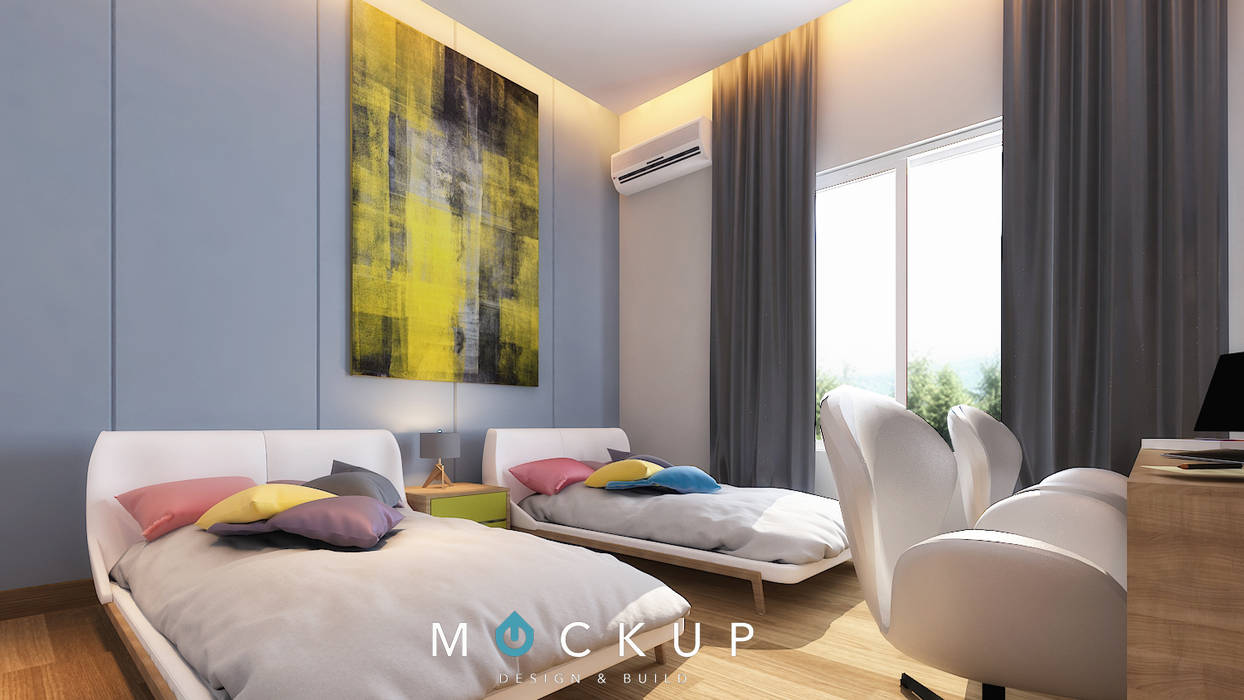 مدينتي - القاهرة الجديدة, Mockup studio Mockup studio ห้องนอน