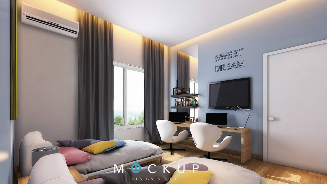 مدينتي - القاهرة الجديدة, Mockup studio Mockup studio Modern style bedroom