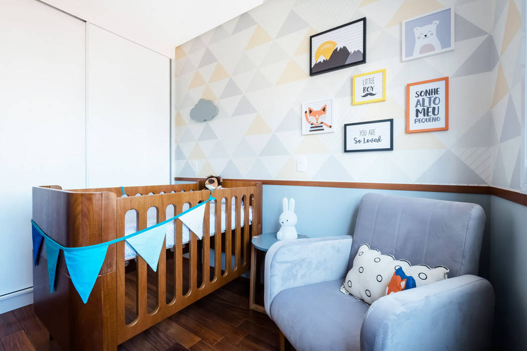 Quarto de bebê - Apartamento PB, Macro Arquitetos Macro Arquitetos Dormitorios infantiles de estilo ecléctico Accesorios y decoración