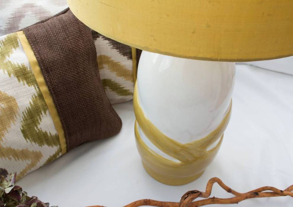 Chiara, inllux inllux Modern Living Room Ceramic Amber/Gold Lighting