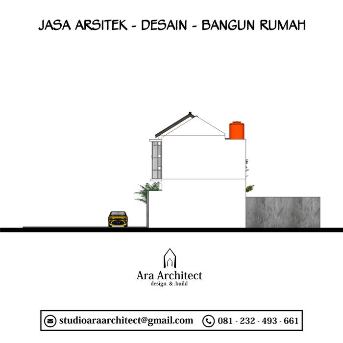 Desain Rumah Dua Lantai Bapak Yongki Di Bogor, Ara Architect Studio Ara Architect Studio