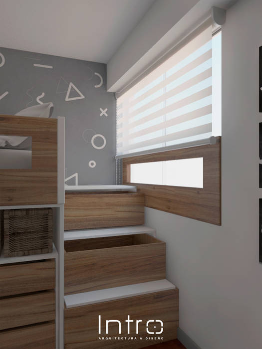 Diseño de Dormitorio para Niño, Intro Design Perú Intro Design Perú Kinderzimmer Junge